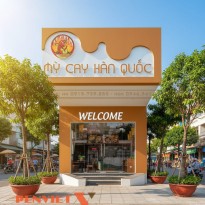 Thiết kế quán Mỳ Cay Hàn Quốc Chị Ngọc tại Bắc Giang